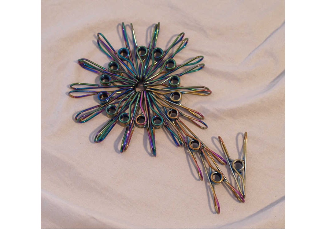 Grade 316 ss Rainbow wire clothes pegs