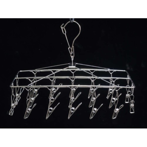 Grade 304 stainless steel wire socks hanger with 18 wire pegs